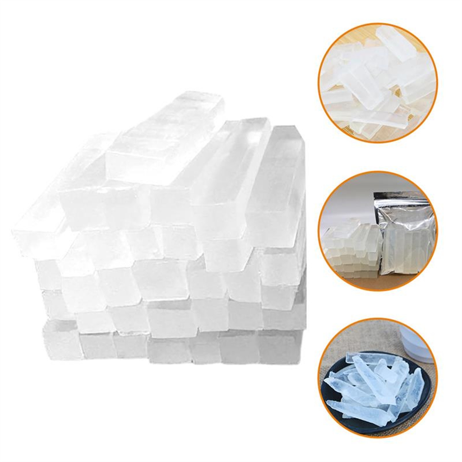 Soap Making Glycerin - สบู่กลีเซอรีนใส 250 กรัม สำหรับทำสบู่ออร์แกนิค ทำสบู่ DIY