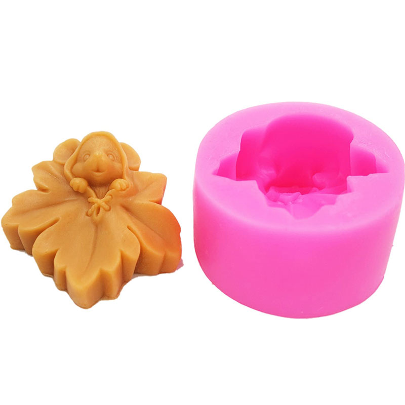 Soap Making Art - 1 ชิ้น 3D Maple Leaf เม้าส์แม่พิมพ์