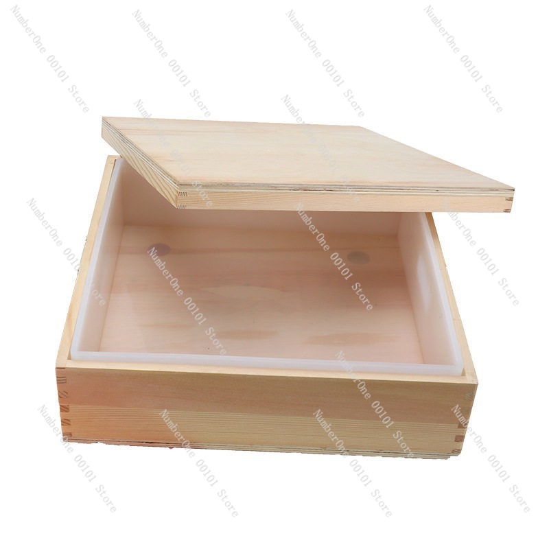 Soap Making Art - แม่พิมพ์ซิลิโคนเรซิ่นคริสตัลอีพ็อกซี่ขนาดใหญ่ 8 กก. 31x31 ซม. รูปทรงสี่เหลี่ยม