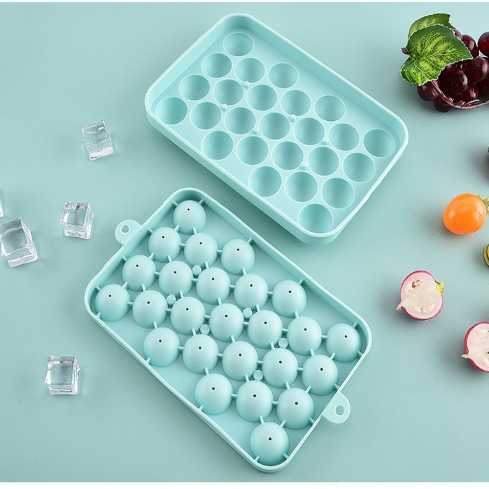 Soap Making Name - แม่พิมพ์ซิลิโคนรูปองุ่น 25 ช่อง รูปทรงกลม สำหรับทำสบู่แฮนด์เมด แม่พิมพ์น้ำแข็งแบบยืดหยุ่น