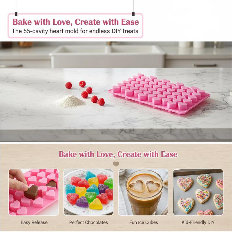 แม่พิมพ์เค้กซิลิโคนรูปหัวใจ 55 - Soap Making Name บทวิจารณ์และราคา