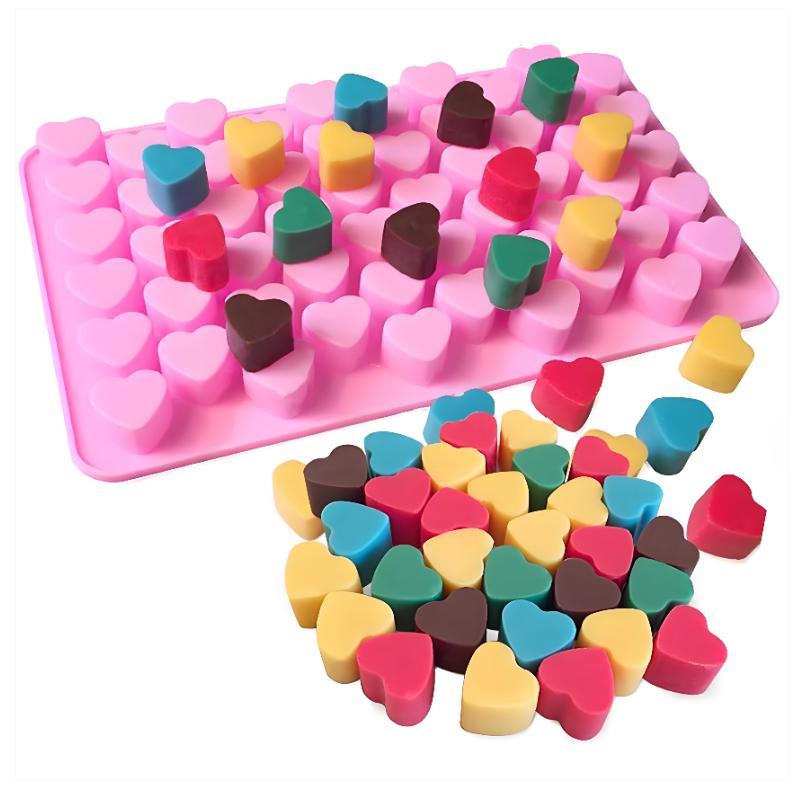 แม่พิมพ์เค้กซิลิโคนรูปหัวใจ 55 - Soap Making Name บทวิจารณ์และราคา