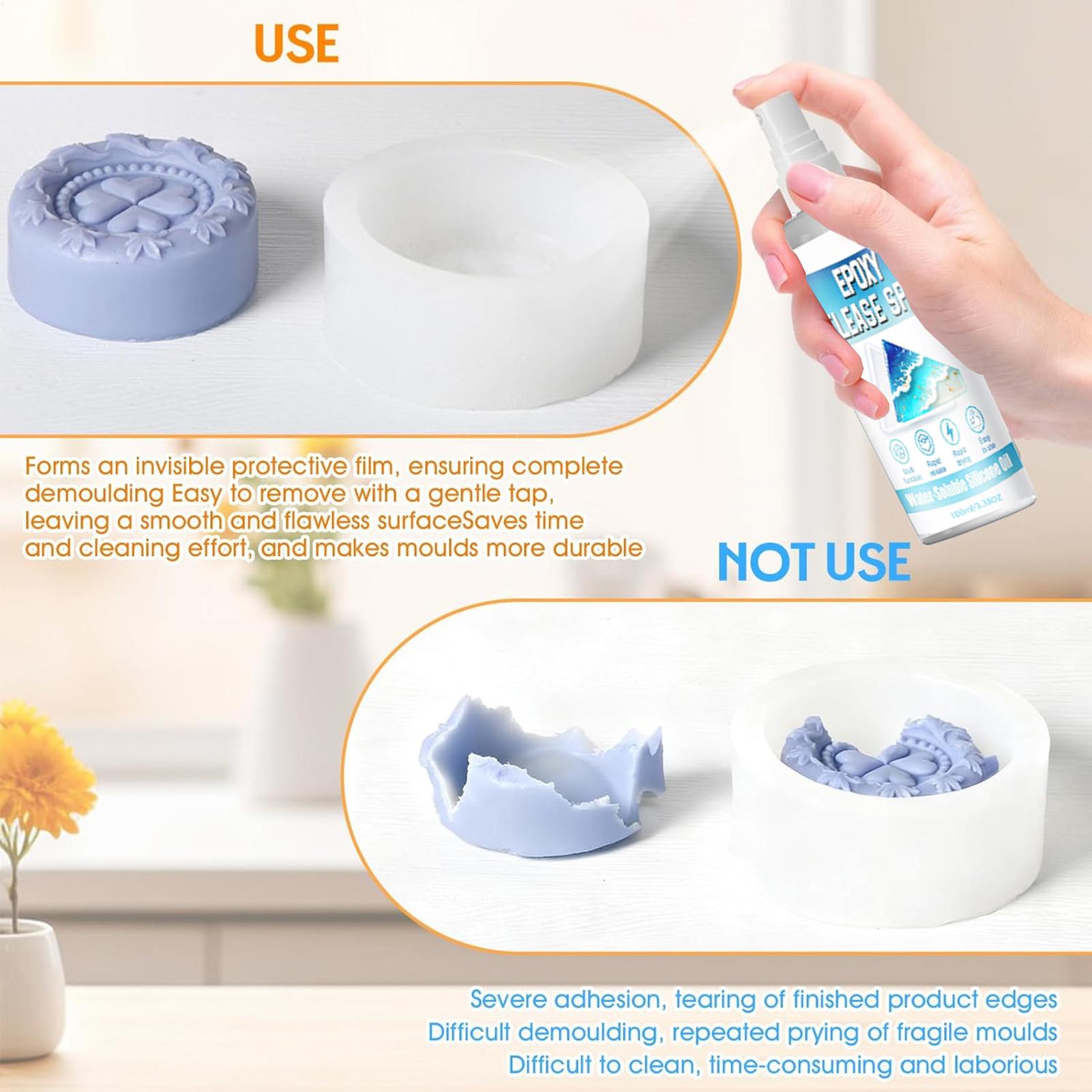 สเปรย์ซิลิโคนสำหรับปลดแม่พิมพ์ - Soap Making In Home บทวิจารณ์และราคา