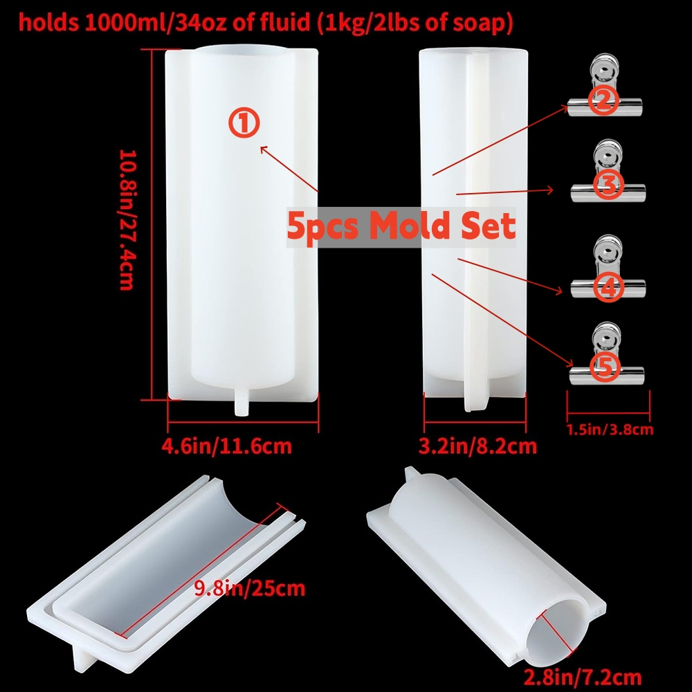 แม่พิมพ์สบู่ทรงกระบอกขนาดใหญ่พ - Soap Making Line บทวิจารณ์และราคา
