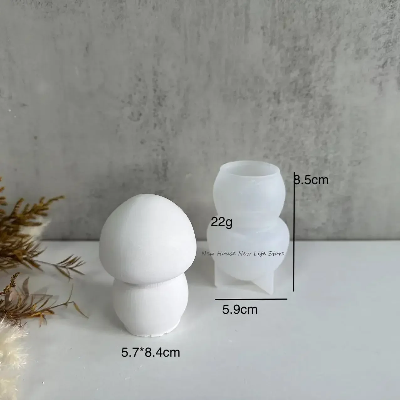 Handmade 3D Mini เห็ดเทียนแม่พ - Soap Making Recipes บทวิจารณ์และราคา