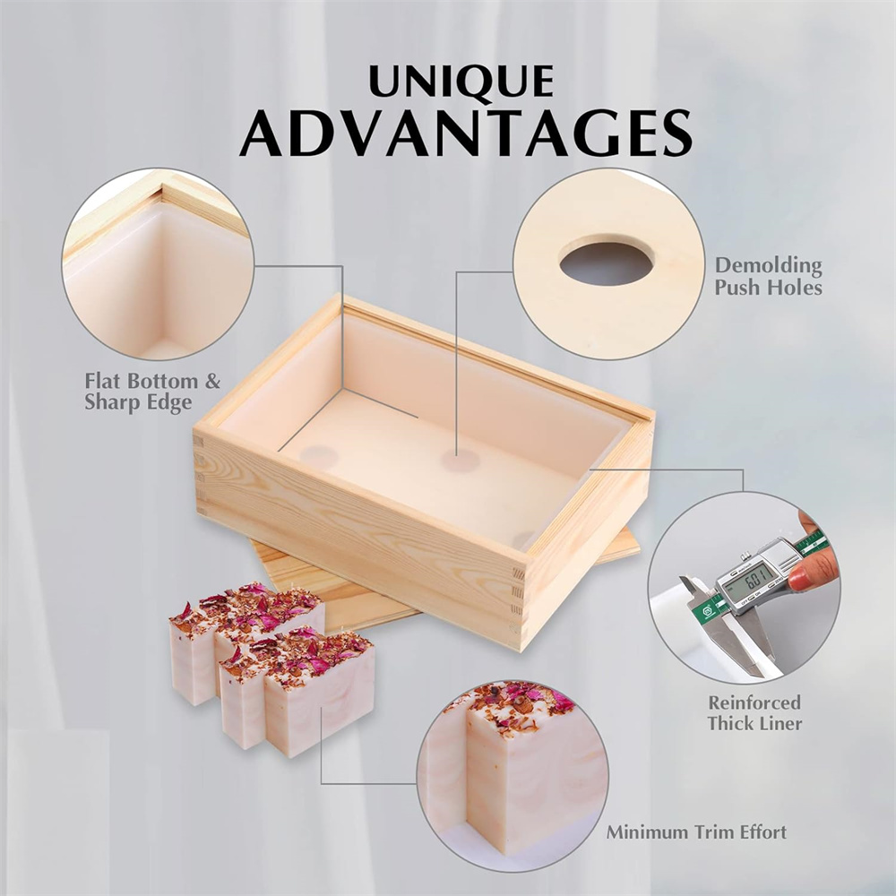 แม่พิมพ์สบู่ขนาดใหญ่สี่เหลี่ยม - Soap Making Line บทวิจารณ์และราคา