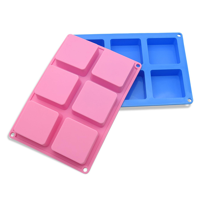 แม่พิมพ์สบู่สี่เหลี่ยม6ช่องถาด - Soap Making Name บทวิจารณ์และราคา