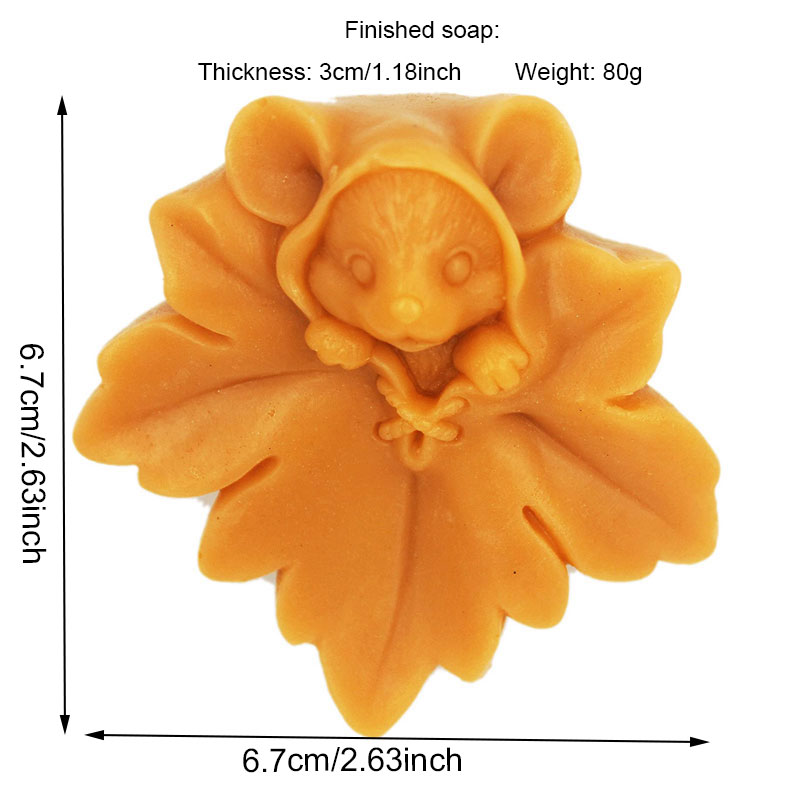 1 ชิ้น 3D Maple Leaf เม้าส์แม่ - Soap Making Art บทวิจารณ์และราคา