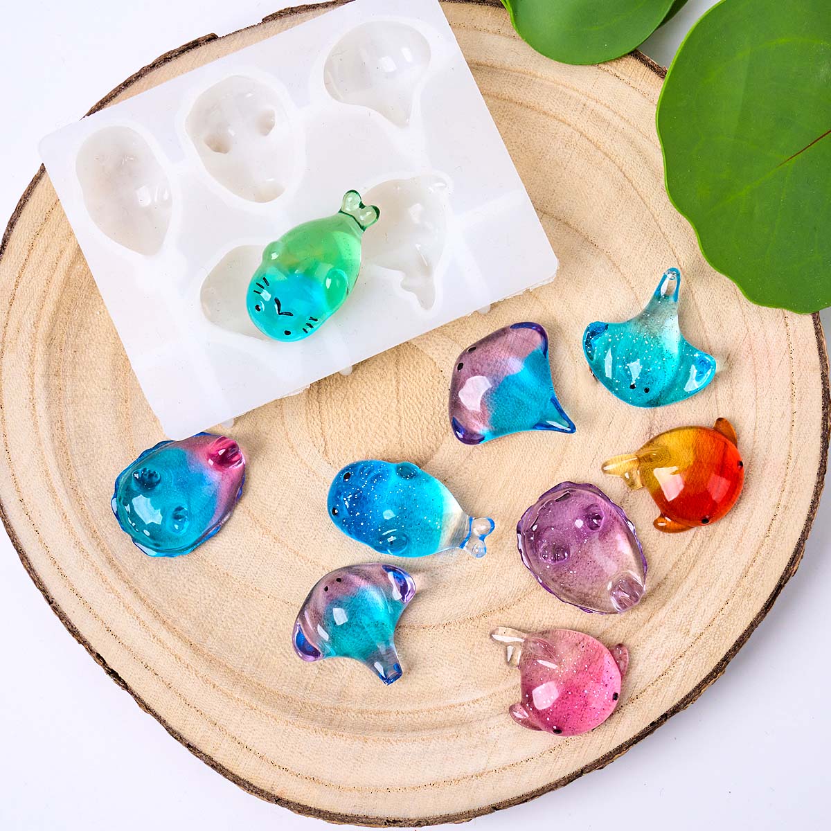 แม่พิมพ์ซิลิโคนรูปปลากระเบน 3  - Soap Making Name บทวิจารณ์และราคา
