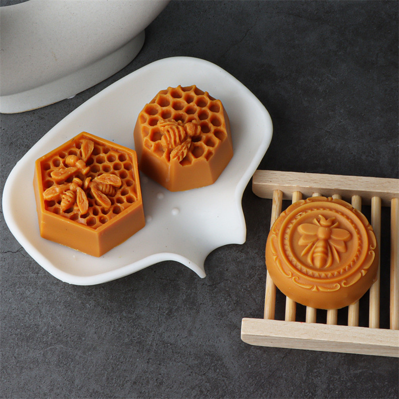 3D Flying Bee Honeycomb เทียนแ - Soap Making Line บทวิจารณ์และราคา