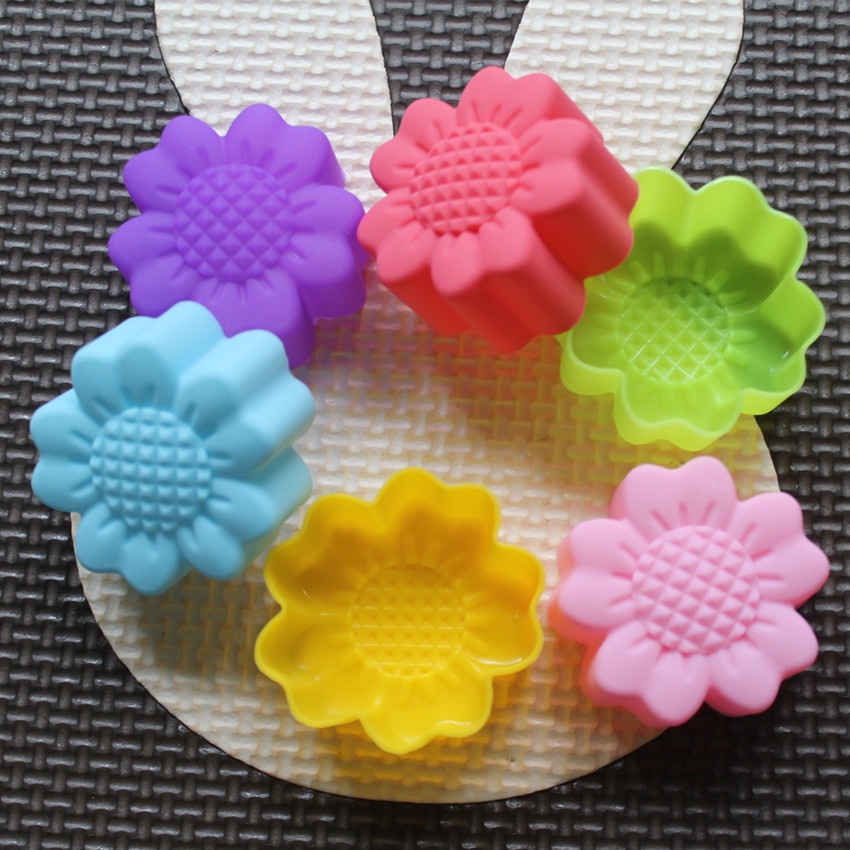 ชุดแม่พิมพ์ซิลิโคนลายดอกไม้ 6  - Soap Making Name บทวิจารณ์และราคา