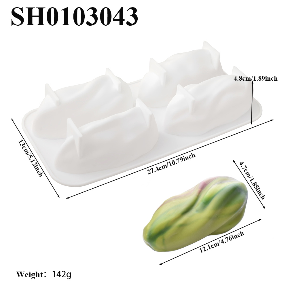 แม่พิมพ์ซิลิโคนลายพิสตาชิโอ 4  - Soap Making Name บทวิจารณ์และราคา