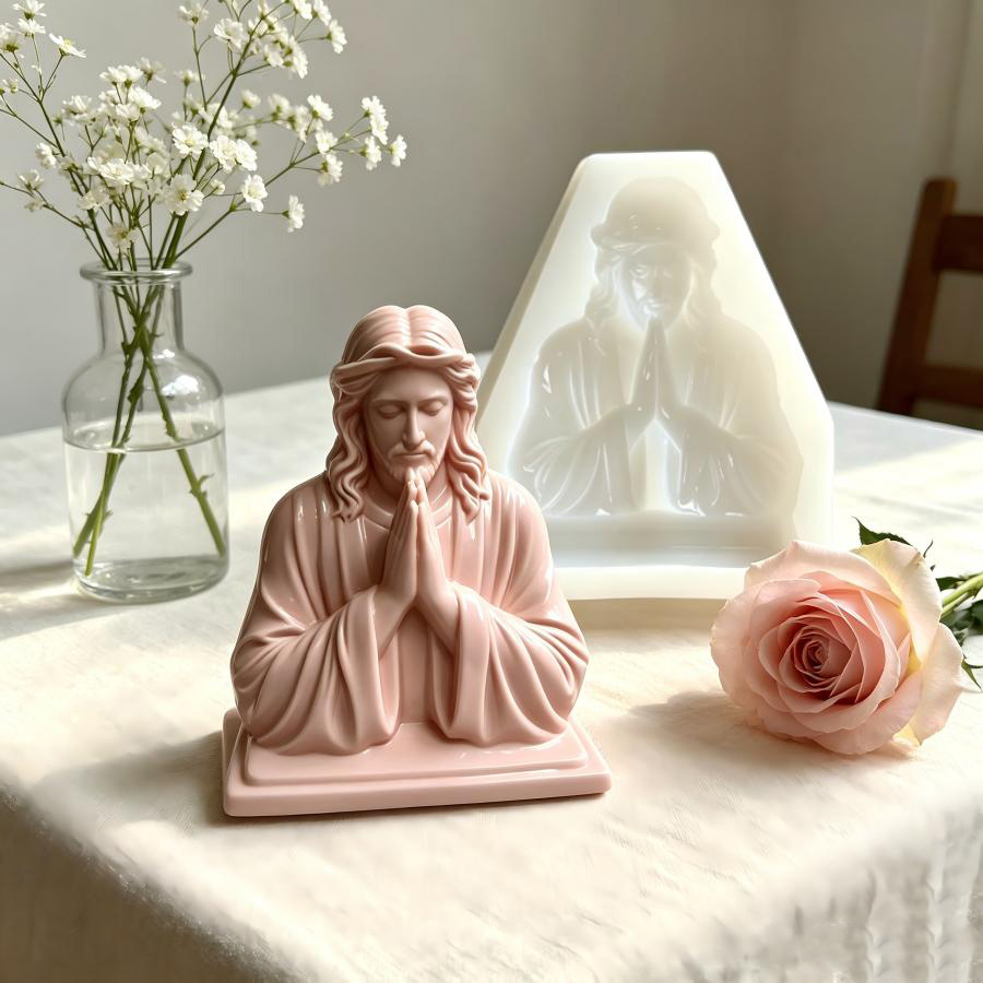 แม่พิมพ์เทียนซิลิโคนรูปพระเยซู - Soap Making Recipes บทวิจารณ์และราคา