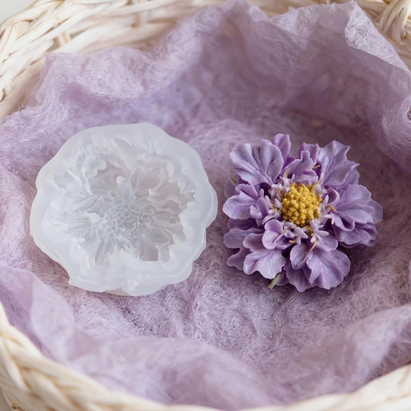 แม่พิมพ์ซิลิโคนรูปดอกไม้สีฟ้าแ - Soap Making Name บทวิจารณ์และราคา