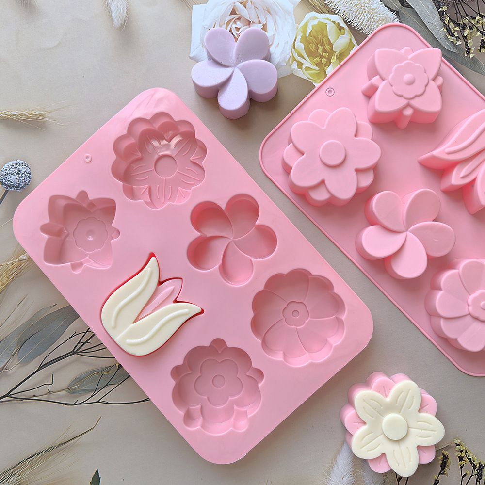 แม่พิมพ์ซิลิโคนรูปดอกไม้ แม่พิ - Soap Making Line บทวิจารณ์และราคา