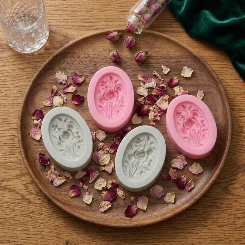 แม่พิมพ์ซิลิโคน 4 ชิ้นรูปทรงดอ - Soap Making Name บทวิจารณ์และราคา