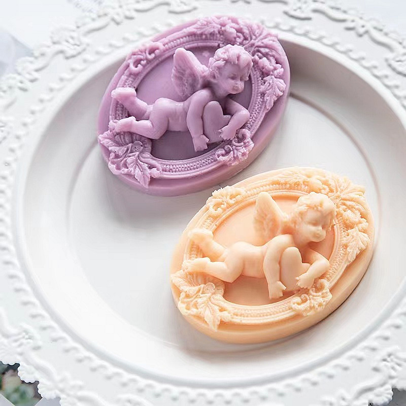 3D Angel เด็กรูปซิลิโคนสบู่แม่ - Soap Making In Home บทวิจารณ์และราคา