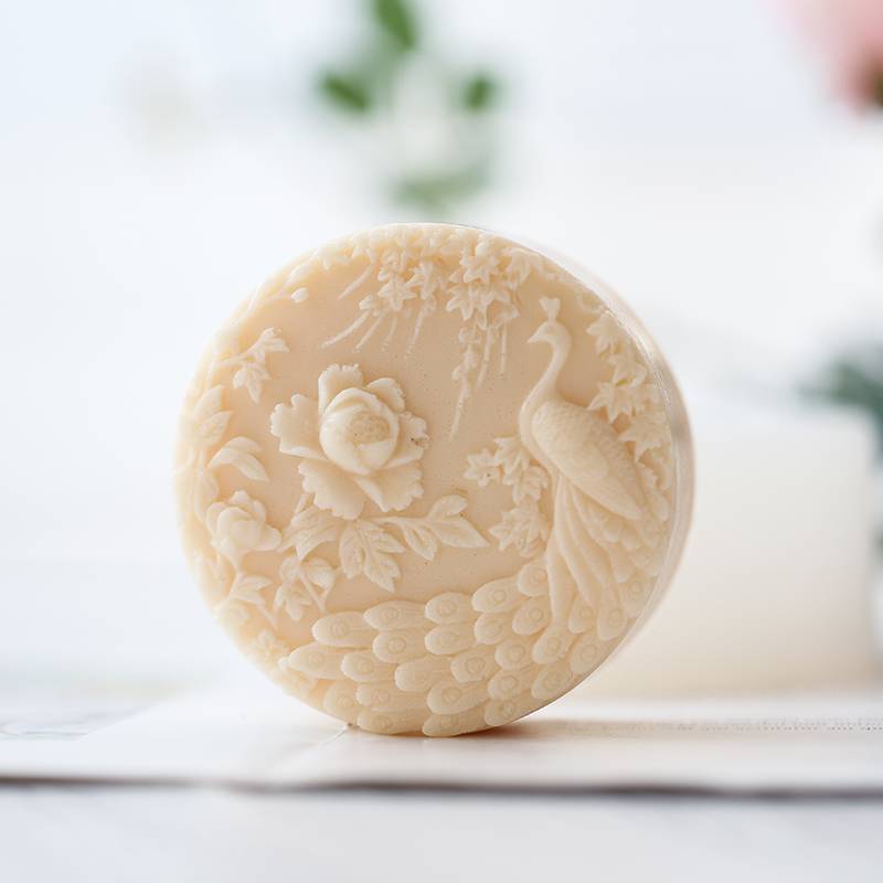 นกยูงดอกไม้รูปแบบซิลิโคนสบู่แม - Soap Making Art บทวิจารณ์และราคา