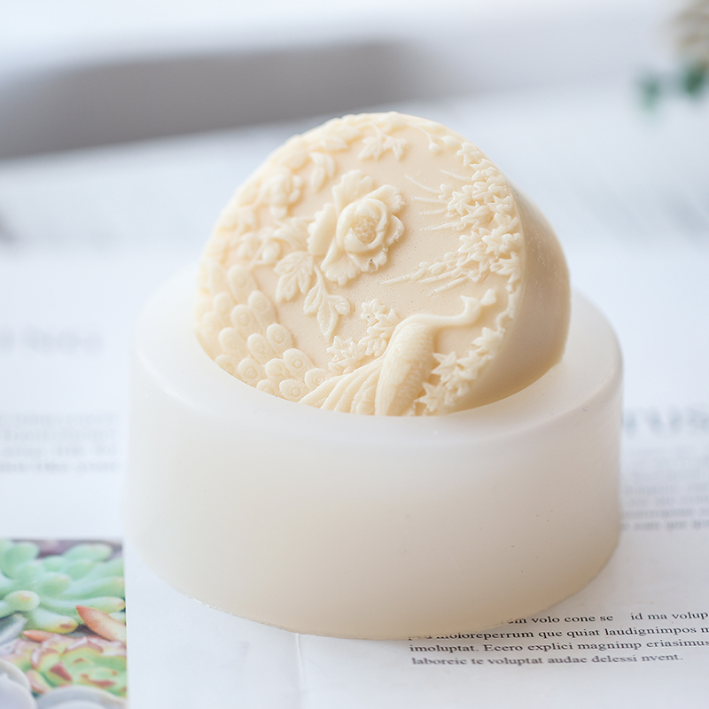 นกยูงดอกไม้รูปแบบซิลิโคนสบู่แม - Soap Making Art บทวิจารณ์และราคา